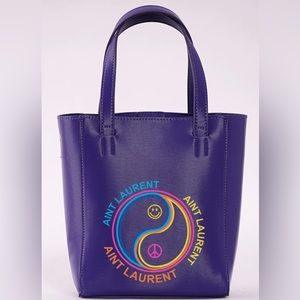 NWT - LATC Los Angeles Trading Company - Becky Bucket Bag - Aint Laurent Purple